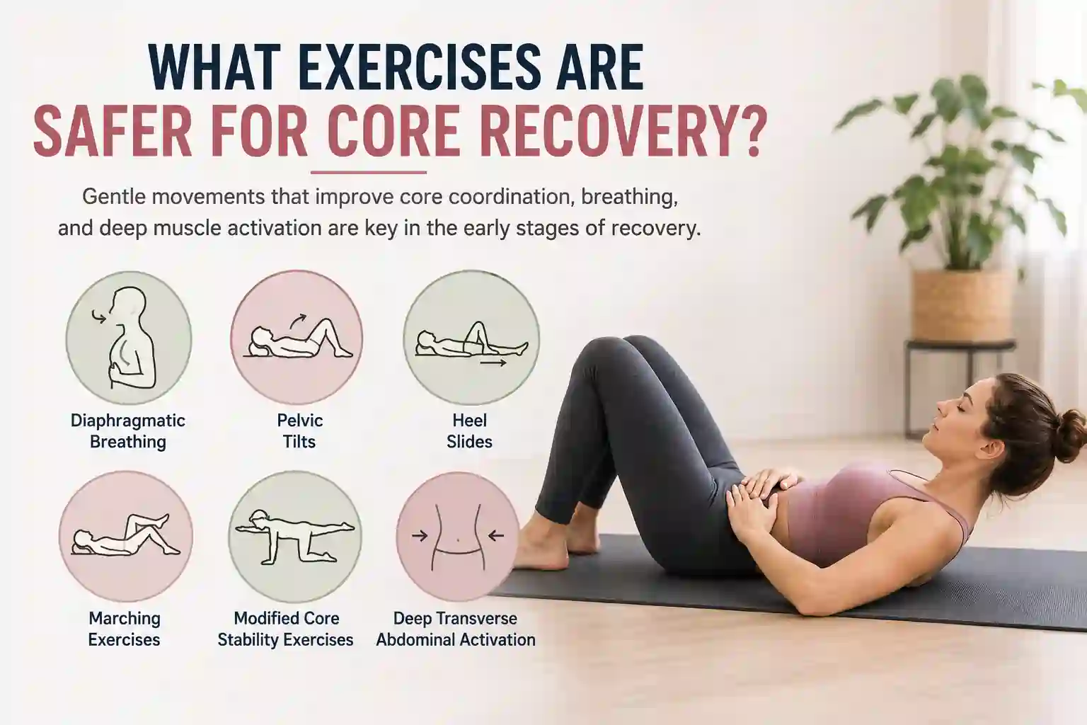 Which exercises may help diastasis recti Tulse Hill?